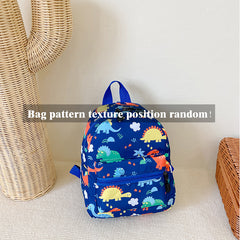 Cartoon Dinosaur Pattern Backpack Kindergarten School Bag