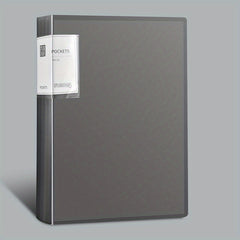 A4 Size File Storage Book Large Capacity 60 Pieces