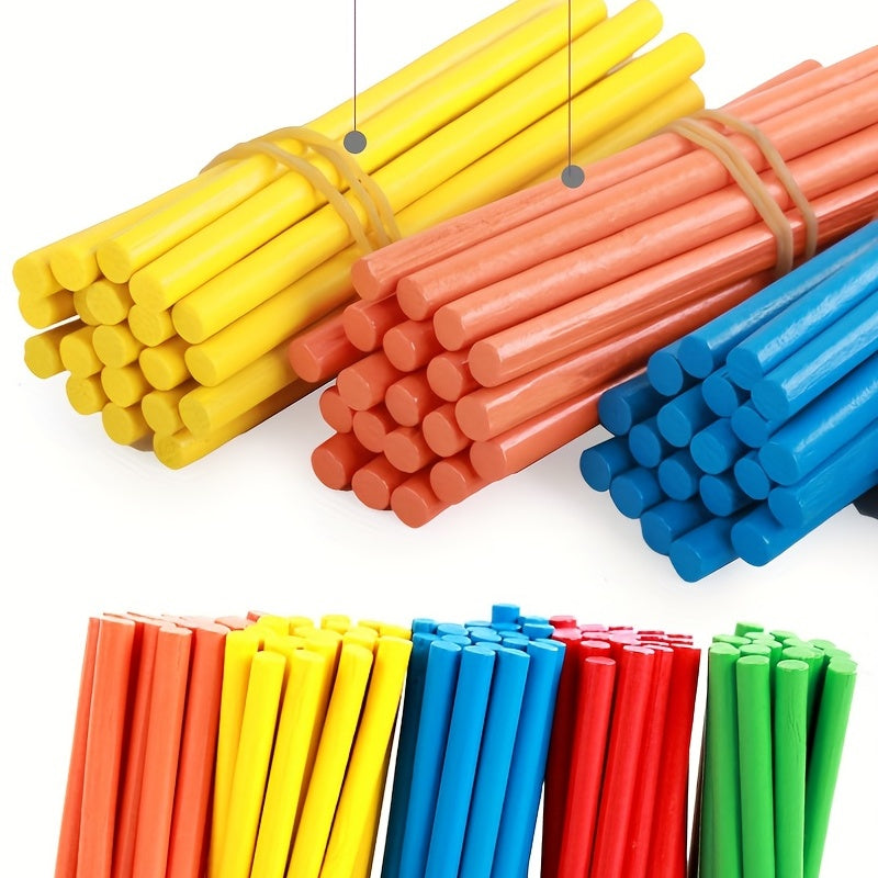 Montessori Math Toys Counting Rods for Babies & Kids Wooden Learning Toys