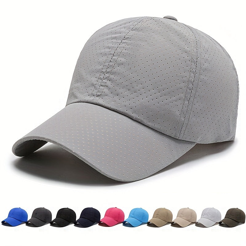 Mesh Breathable Baseball Cap Quick Drying Sun Hat Lightweight Dad Hat