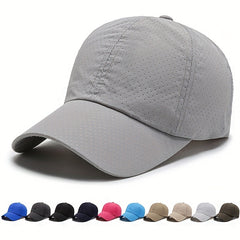 Mesh Breathable Baseball Cap Quick Drying Sun Hat Lightweight Dad Hat