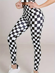 Camouflage Print High Waist Leggings for Women