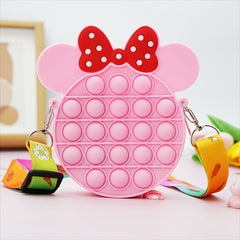 Silicone Unicorn Messenger Bag Coin Purse for Girls