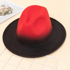 Men's Adjustable Felt Hat Warm and Cold Resistant
