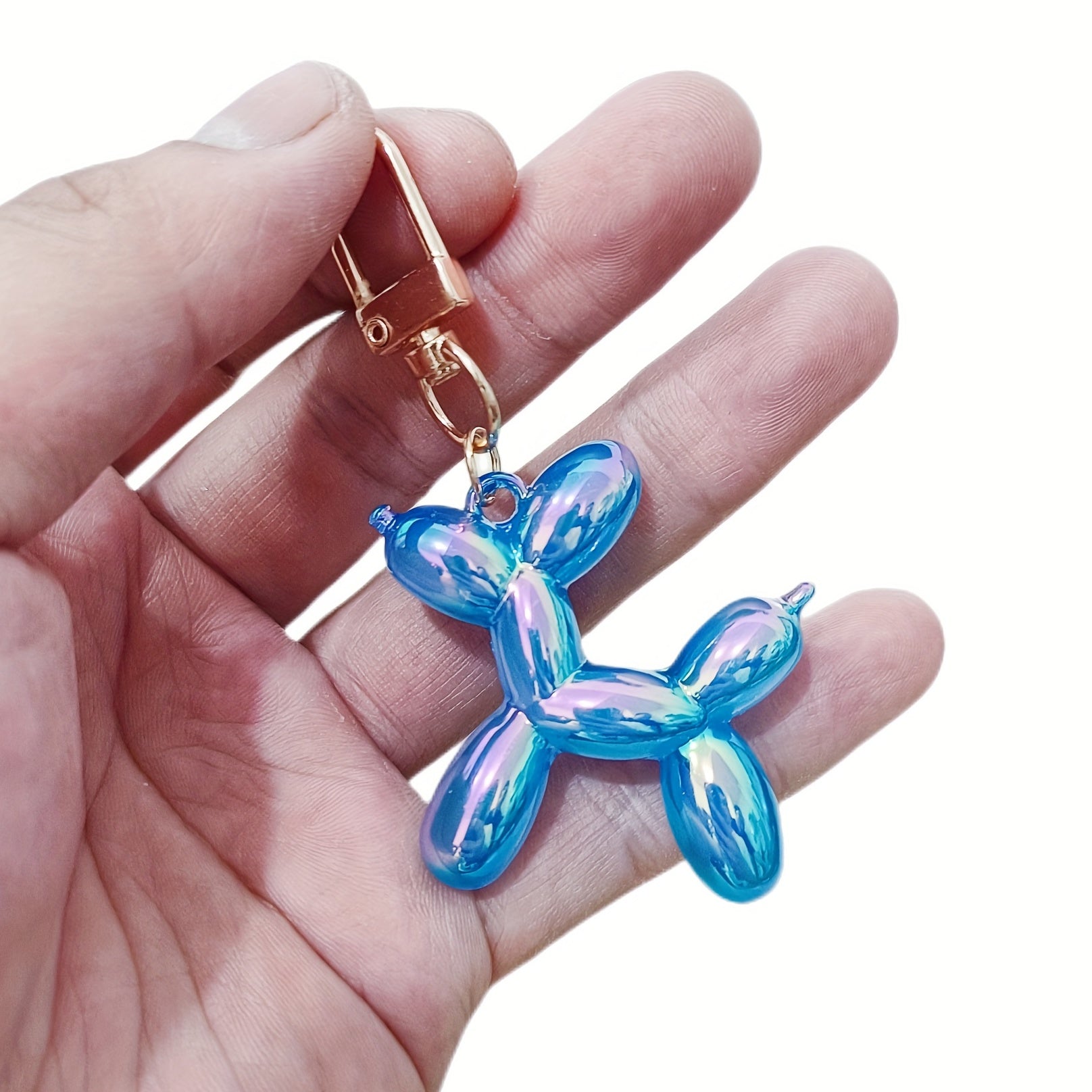 Balloon Dog Keychain Cartoon Animal Series Wallet School Bag Pendant