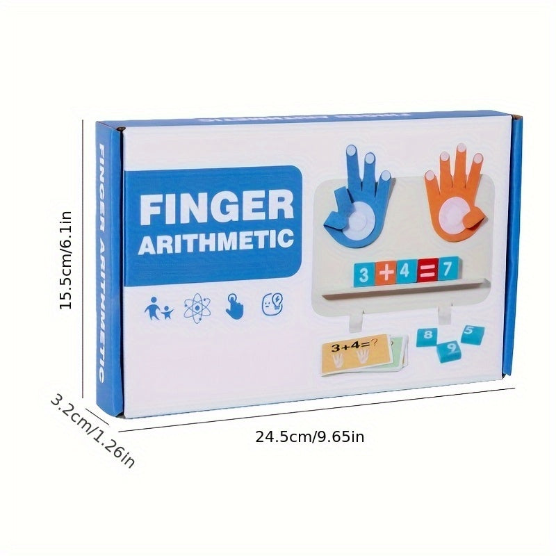 Wooden Finger Math Teaching Toy for Preschool Learning