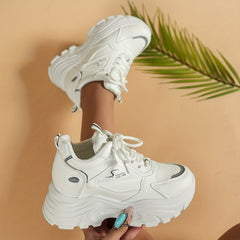Women's Thick Sole Sports Shoes Lightweight Running Shoes