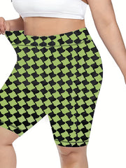  Women's High Rise Skinny Yoga Shorts