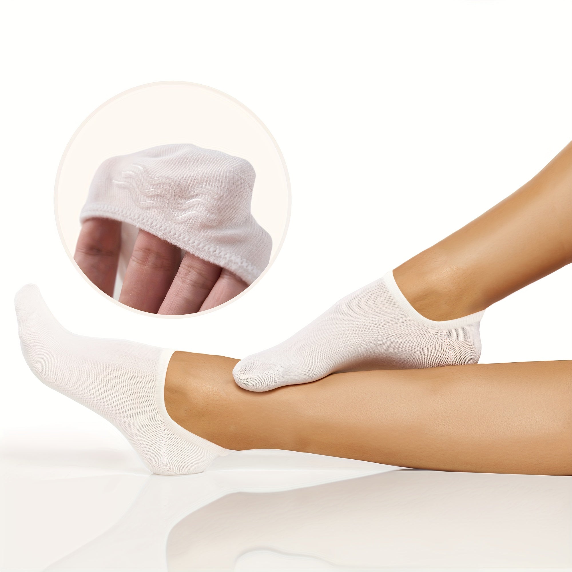 6 Pairs Solid Low Cut Ankle Socks Women's Stockings