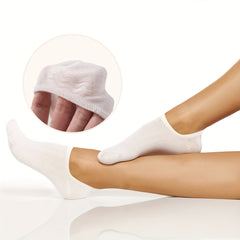 6 Pairs Solid Low Cut Ankle Socks Women's Stockings