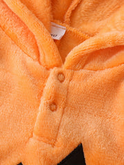 Halloween Baby Hooded Shawl Pumpkin Graphic Casual Clothes