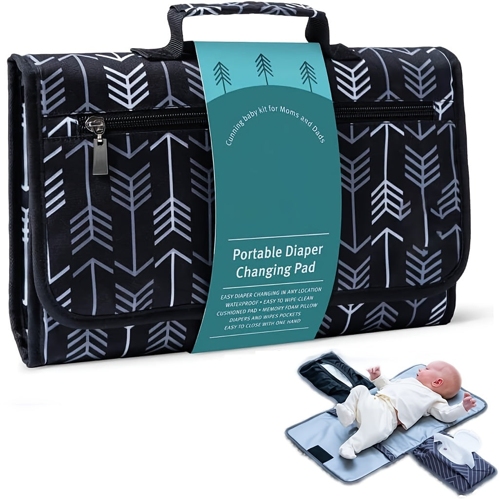 Portable Changing Pad For Baby Diaper Bag - Waterproof Travel Changing Pad