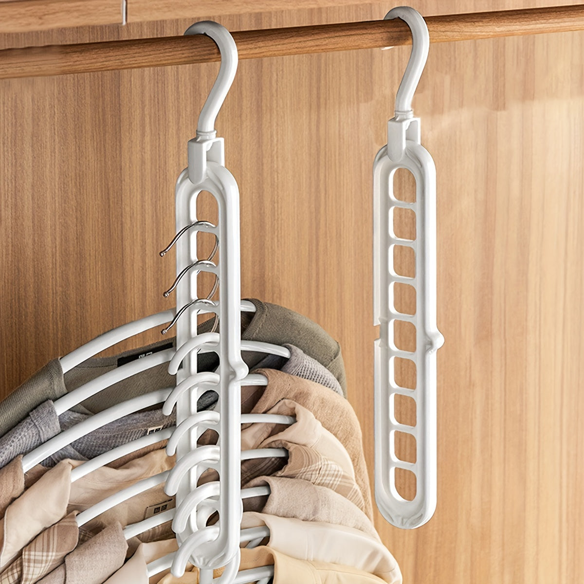 9 Hole Hanger Portable Travel Hanger Clothes Drying Rack