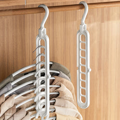 9 Hole Hanger Portable Travel Hanger Clothes Drying Rack
