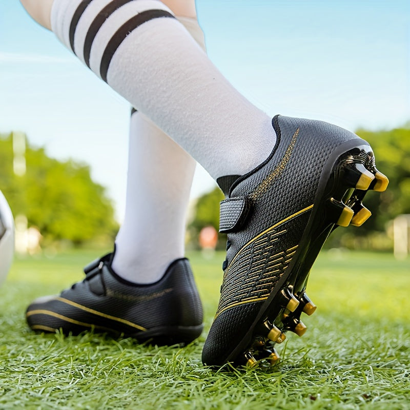 Boy's Non Slip Football Cleat With Spikes Breathable Soccer Cleats