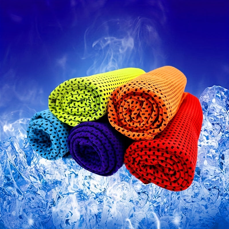 5pcs Summer Cooling Towels 40x12 Microfiber Ice Towels Soft & Breathable