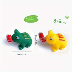 Funny Frog Toys with Tongue Out Durable Rubber Party Favors for Ages 6