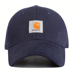 Label Patch Casual Baseball Cap Solid Adjustable Golf Sun Hat Unisex
