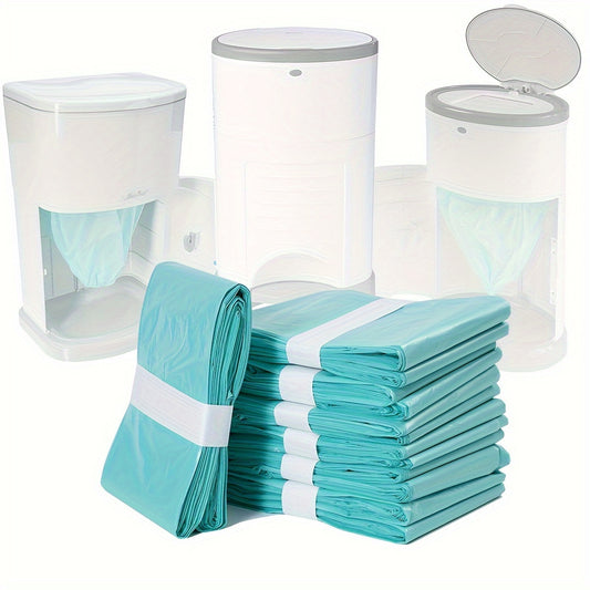 16L Diaper Bucket Replacement Bag Lemon Scent Green 2 4pcs