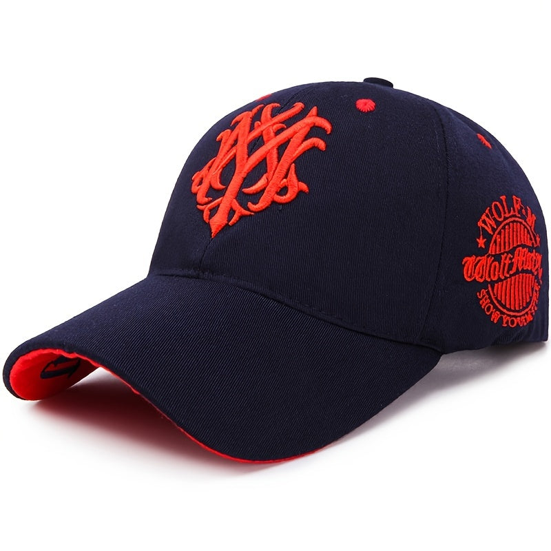 Embroidered Sunshade Sunscreen Baseball Cap For Men And Women