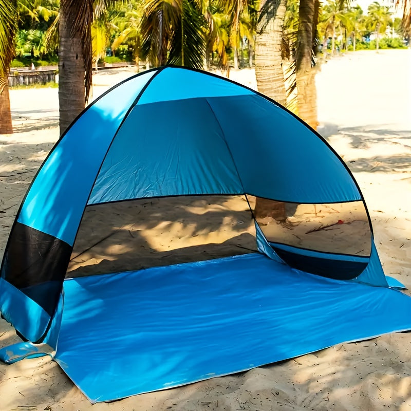 Portable Beach Tent For 2-3 Adults UPF 50 Sun Protection and Lightweight