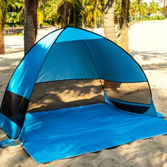 Portable Beach Tent For 2-3 Adults UPF 50 Sun Protection and Lightweight