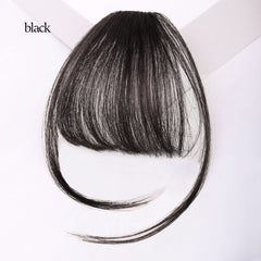 Natural Clip In Air Bangs Fringe Synthetic Hair Extensions One Piece Hairpiece