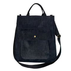 Corduroy Shoulder Bag Women's Large Capacity