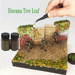 56ml Micro Landscape Realistic Leaves for Train Scenery DIY Fairy Garden