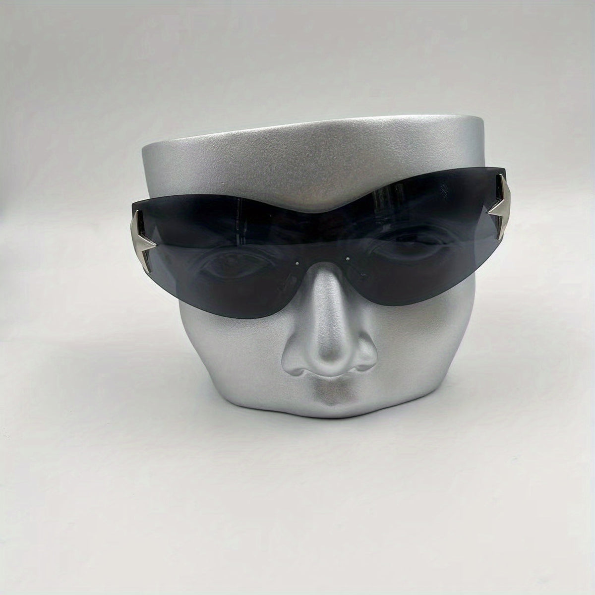 Y2K Rimless Sunglasses Star Gradient UV400