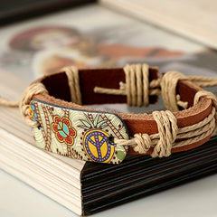 Retro Style Unisex Hemp Rope Braided Bracelet