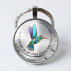 Blue Bird Keychain for Boys Bag Wallet