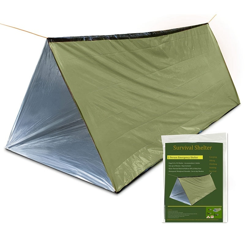 Windproof Waterproof Thermal Emergency Shelter for Camping Hiking