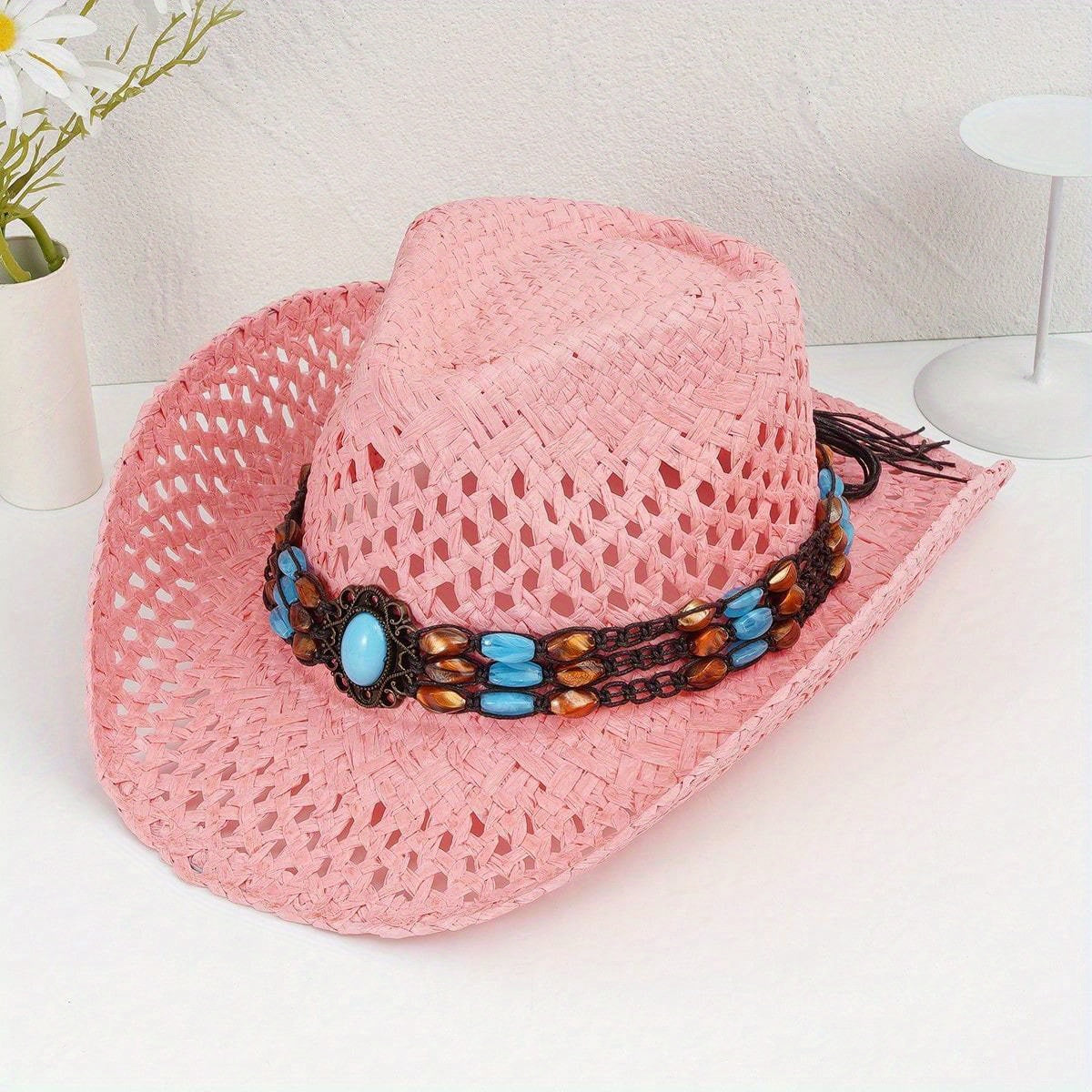 Breathable Sunshade Cowboy Hat for Outdoor Activities