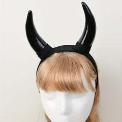 Horn Head & Halloween Party Dress-Up Devil Satan Headgear