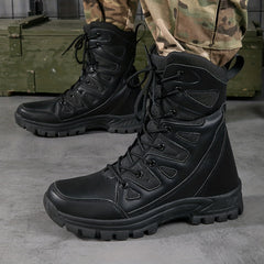 Men&rsquo;s High Top Tactical Work Boots Non Slip Durable Outdoor Hiking Shoes
