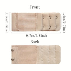 3pcs Bra Extension Buckle Set Elastic Bra Strap Extenders