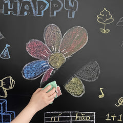 Self Adhesive Doodle Blackboard Stickers for 2-Year-Olds