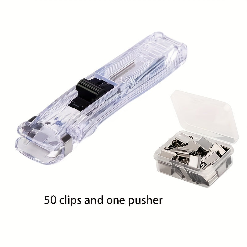 Portable Handheld Clamp Stapler 40 Sheet Capacity