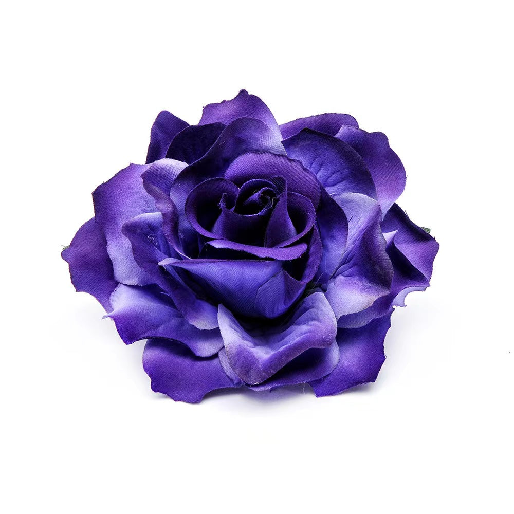 Boho Style Rose Flower Hairpin Hair Clip for Wedding Beach Daily Use
