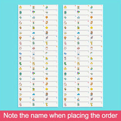 240 Waterproof Name Stickers for Students, Label Books & Supplies