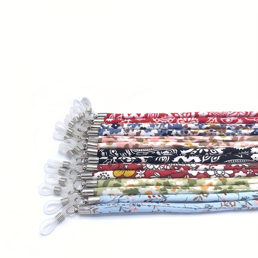 Adjustable Glasses Cord Ditsy Floral Print Minimalist Anti Slip Accessory