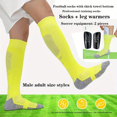 Football Training Leg Socks & Pads Set