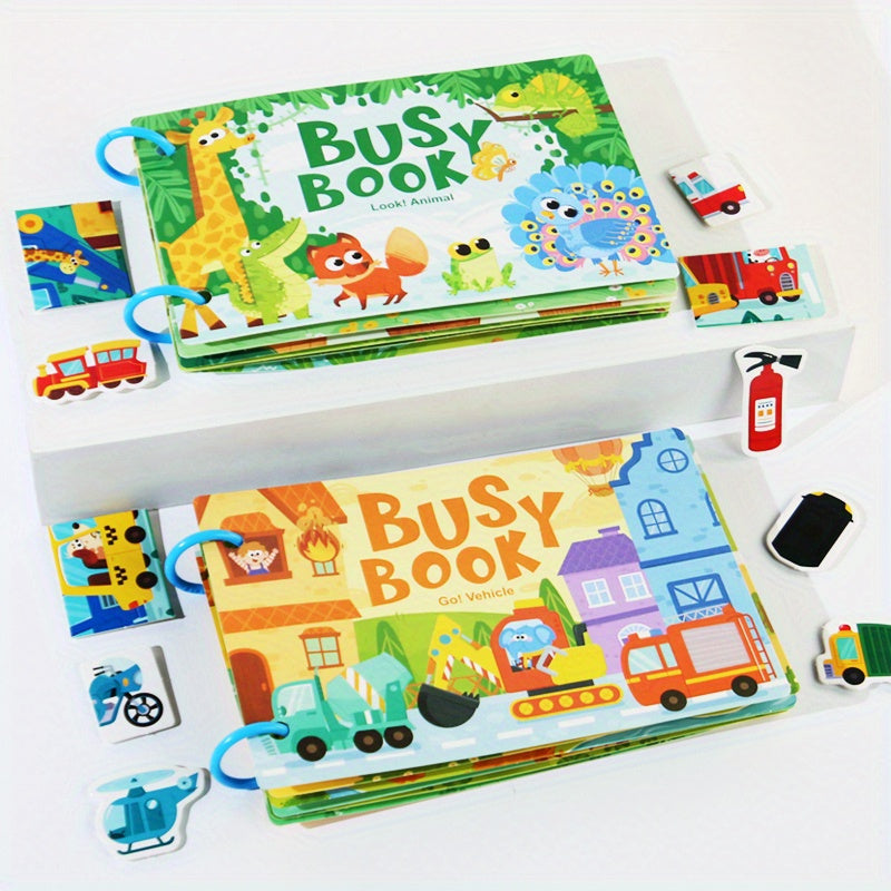Quiet Book Paper Preschool Book Sticker Toy Theme Educational Toy
