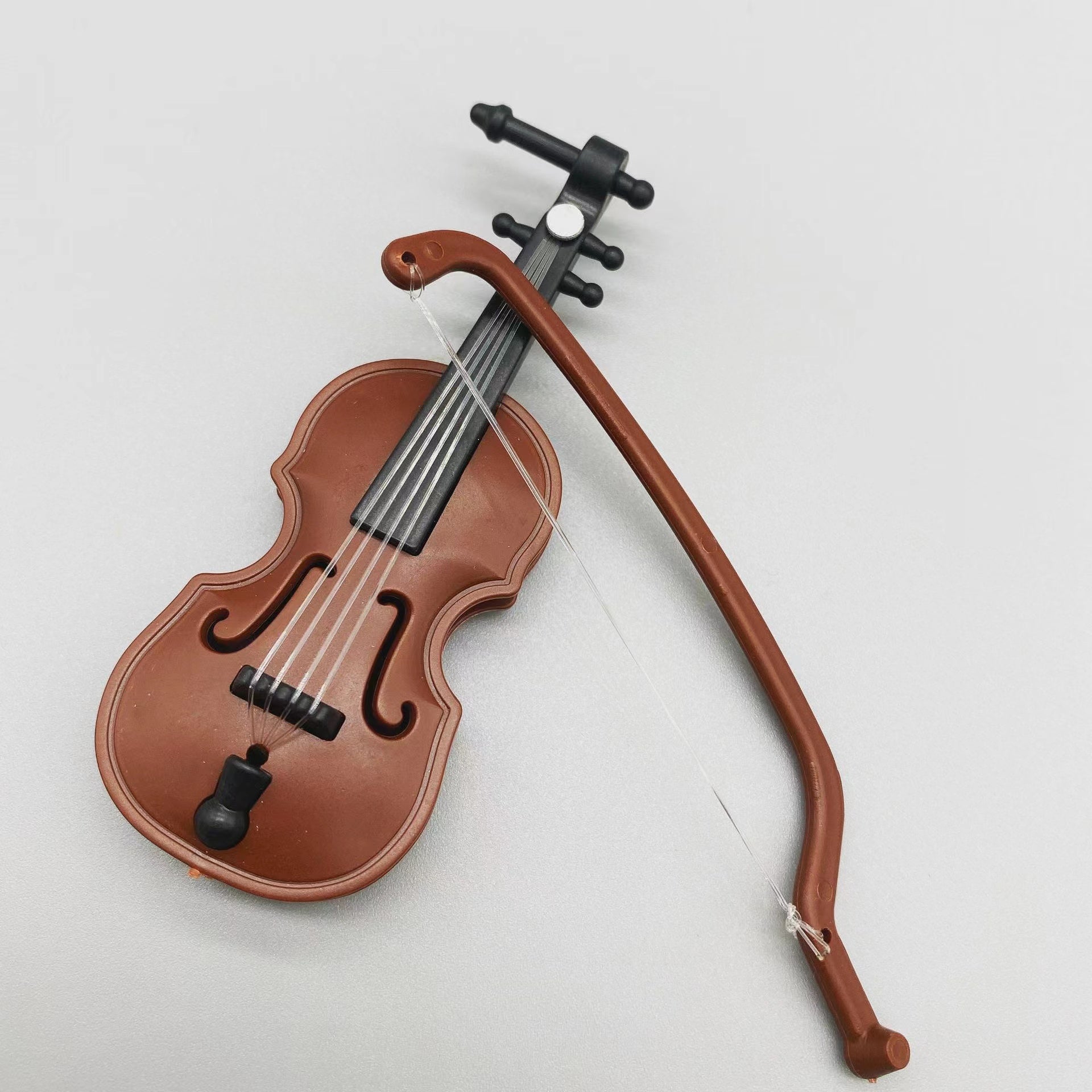 Mini Violin Dollhouse Model Home Decoration
