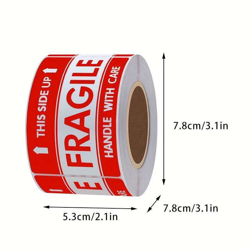 Fragile Handle With Care Label Roll 51x76mm 40mm Core