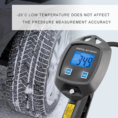 LCD Digital Tire Inflator Gauge with LCD Display