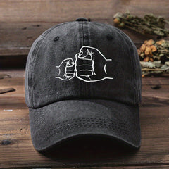 Washed Distressed Baseball Cap Adjustable Dad Hat for Men & Women