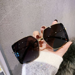 Square Polarized Sunglasses Casual Gradient Glasses UV400