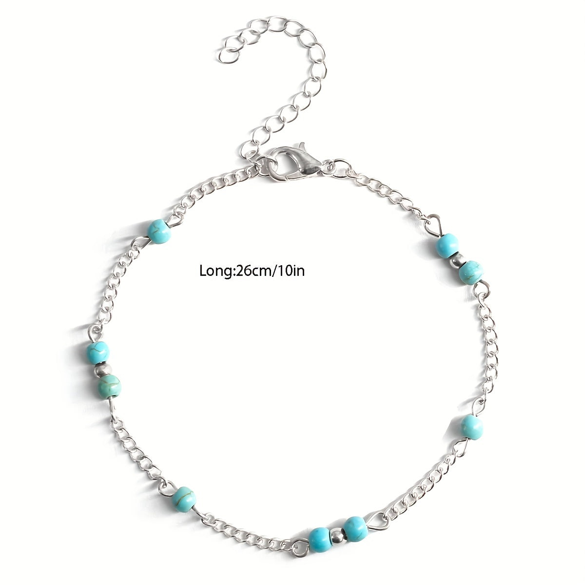 Copper Anklet Women's Thin Chain Foot Jewelry